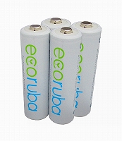 画像: 【地球に優しいecoloden】ニッケル水素充電式単三電池4本セット　2000mAhの大容量！！　数が足りない　充電器をすでにお持ちの方に♪超お得にエコはいかがでしょうか？ 
